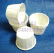 Mini cake/petit four paper case/cup-WHITE-pleated-4cm