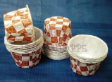 Muffin Cake Baking Paper Cup/Case-Pleated-BROWN CHESS(S)-20pcs