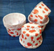 Muffin Cake Baking Paper Cup/Case-Pleated-STRAWBERRY(L)-20pcs