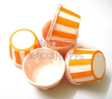 Muffin Cake Baking Paper Cup/Case-Pleated-ORANGE & WHITE(S)-20pcs
