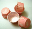 Muffin Cake Baking Paper Cup/Case-Pleated-PINK W RIBBON(S)-20pcs