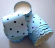 Muffin Cake Baking Paper Cups/Cases-BLUE POLKA DOT-20pcs