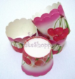 Muffin Cake Baking Paper Cups/Cases-PINK CHERRY-20pcs