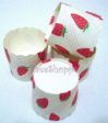 Muffin Cake Baking Paper Cups/Cases-STRAWBERRY (L)-20pcs