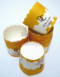 Muffin Cake Baking Paper Cups/Cases-YELLOW-DELICIOUS CAKES (L)-20pcs