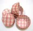 Mini tart/cake/petit four paper case/cups-CHECKED(L)-7.5cm