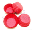 Mini tart/cake/petit four paper case/cups-PLAIN RED-5cm