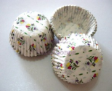 Mini tart/cake/petit four paper case/cups-FLORAL-4.5cm