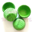 Mini tart/cake/petit four paper case/cups-GREEN W WORDS