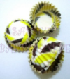 Mini tart/cake/petit four paper case/cup-YELLOW & BROWN