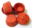 Mini tart/cake/petit four paper case/cup-ORANGE W WORDS