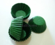 Mini tart/cake/petit four case/cups-PLAIN DARK GREEN-3.5cm