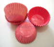 Mini tart/cake/petit four case/cups-PLAIN ROSE PINK-3.5cm