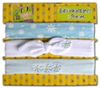BUMBLE BEE 3pc Headband Butterfly - Blue