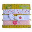 BUMBLE BEE 3pc Headband Flower - Pink (HB0003)