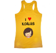 Ladies Casual by Capsuco - I ♥ Koalas Orange Colour Top