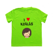 Ladies Casual by Capsuco - I ♥ Koalas Green Colour T-shirt