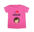 Ladies Casual by Capsuco - I ♥ Koalas Pink Colour T-Shirt