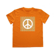 Ladies Casual by Capsuco - hippies series - flower power 03 Orange Colour T-Shirt