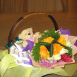 Floral Basket Arrangements with 5 Gerberas Price listed exclude the products