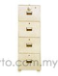 Uchida Key & Combination Fire Proof Cabinet With 4 Drawer B4-4D