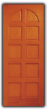 Mordern SD - SD9S Wooden Door