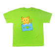 Ladies Casual by Capsuco - Cassette Cat Green Colour T-Shirt