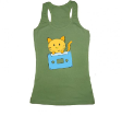 Ladies Casual by Capsuco - Cassette Cat Green Colour Top