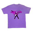 Ladies Casual by Capsuco - Guitar hero2 Purple Colour T-Shirt
