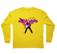 Ladies Casual by Capsuco - Guitar hero2 Yellow Colour Long Sleeved T-Shirt