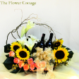 Birthday Floral Bouquet 'Wine'