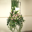 Congratulatory Floral Arrangement with 5 Madonna Lilies & 36 Roses