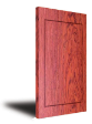 Plain Veneer Kitchen Cabinet Door with Groove Design - PV 1040-G08