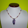 Woman's Choker with Pearl, Garnet & Austria Crystal (C007)