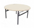 EAZIFOLD Round Table - Beech Colour - 1200(DIA) x 760(H)