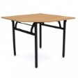 WOODSIDE Corner Table - Foldable table for corners. - Beech Colour