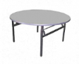 EAZIFOLD Round Table - Grey Colour - 1200(DIA) x 760(H)