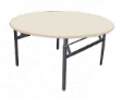 EAZIFOLD Round Table - Beech Colour - 1500(DIA) x 760(H)