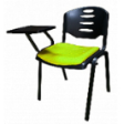 EAZI Tablet Chair With Writing Top & Seat Padded Cushion - Apple Green