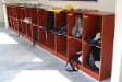 CUBBY Bag Cabinet - Cherry Colour