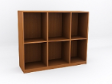 CUBBY Bag Cabinet - Walnut Colour