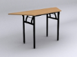 EAZIFOLD Trapezium Table - Beech Colour