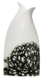 The Classic Black And White Vase Collection Rose Bud Series Hand Painted Kantan Blooming.