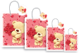 20 x Customized Print Paper Gift Bags Small (PB77)