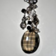 Aqaf Gallery Handmade Crystal Pin : Tangleling Silver