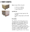 Finopeous 2 Way Crate / Pallet