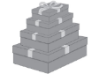 10 x Decorative Gift Boxes Medium (CB67M)