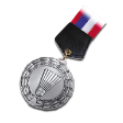 Badminton-Medal (Ribbon)