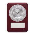 Bunga Raya with Clock on Rect. W/Plaque 280mm W 390mm H