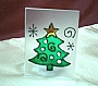 X'MAS GLASS CANDLE HOLDER (XS)